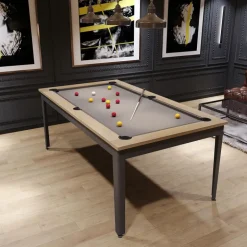 Billard EASY - Table de billard convertible en table à manger | Livraison France