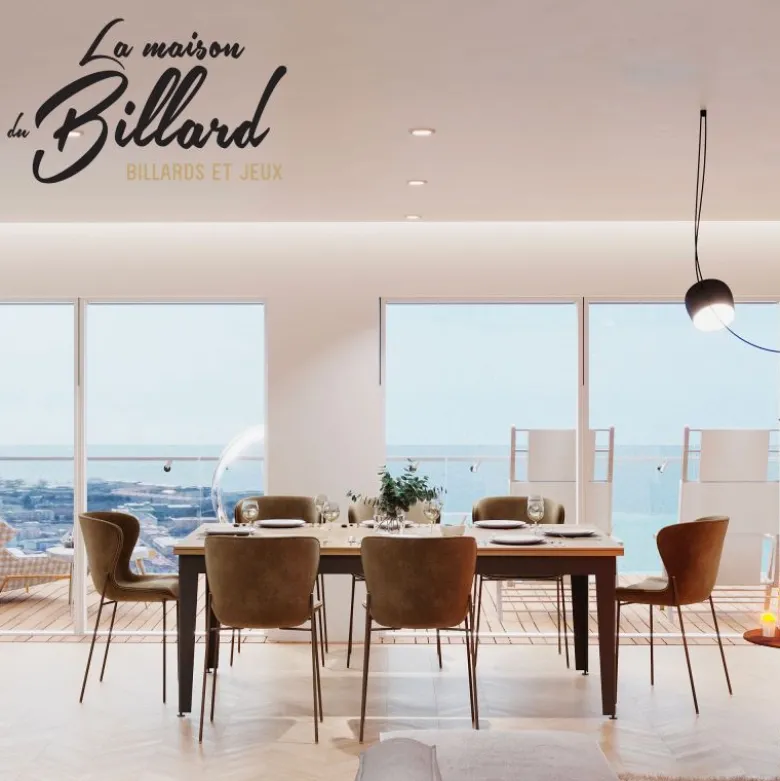 Billard EASY - Table de billard convertible en table à manger | Livraison France