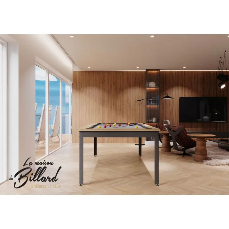Billard EASY - Table de billard convertible en table à manger | Livraison France