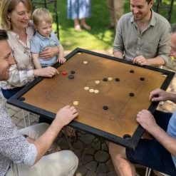 Billard indien cadre en chêne : le billard qui ne prend pas de place