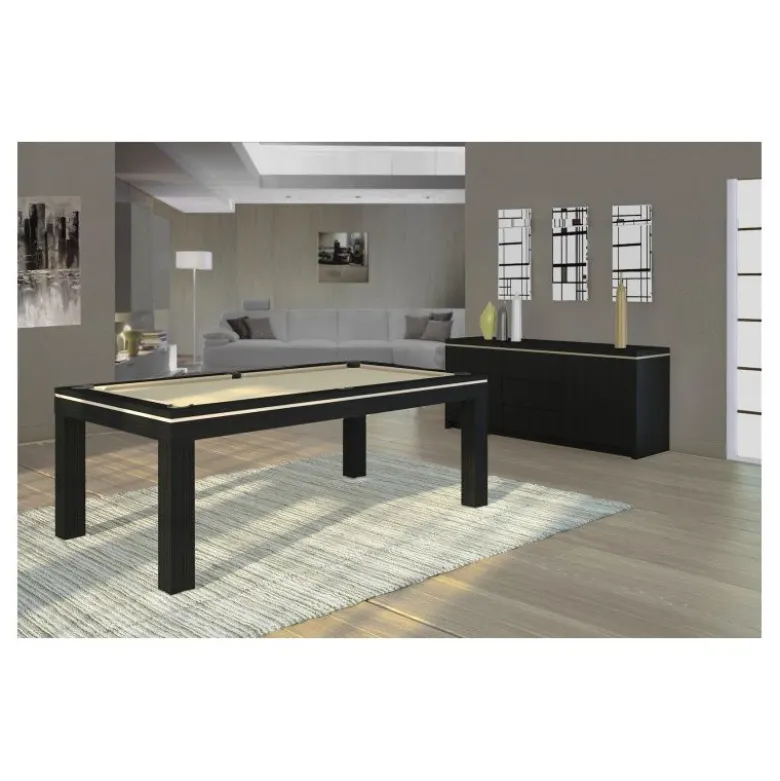 billard Novea, collection Prima,Noir brillant