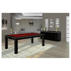 billard Novea, convertible en table, Blanc brillant + 20 autres coloris