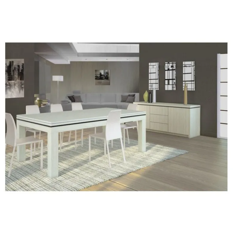billard Novea, convertible en table, Blanc brillant + 20 autres coloris
