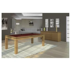billard Novea, convertible en table, Blanc brillant + 20 autres coloris