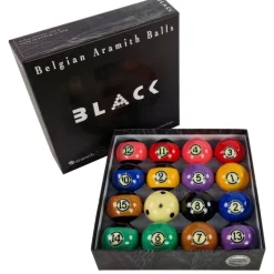 Bille Black Pool Ball DURAMITH TECHNOLOGIY
