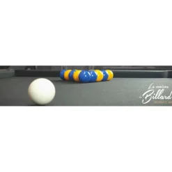 Billes Aramith 8 pool Ø50.8mm bleues et jaunes