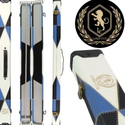 Boitier queue billard ½ Bleu