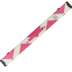 Boitier queue billard Rose et blanc ½