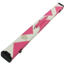 Boitier queue billard Rose et blanc ½