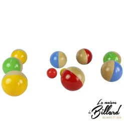 Boule de pétanque en bois, fabrication française