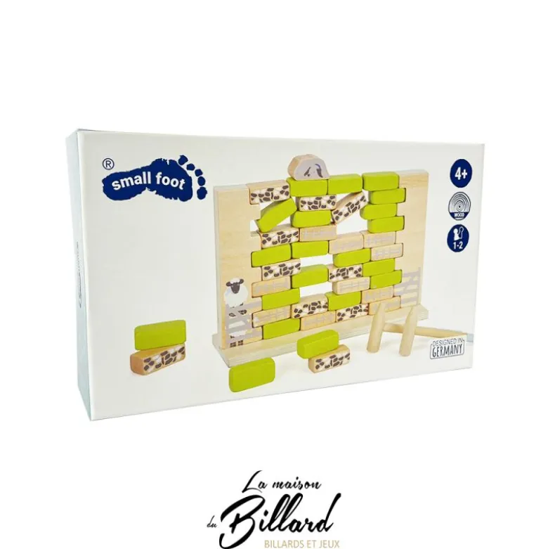 Brique poule - Mur bancal