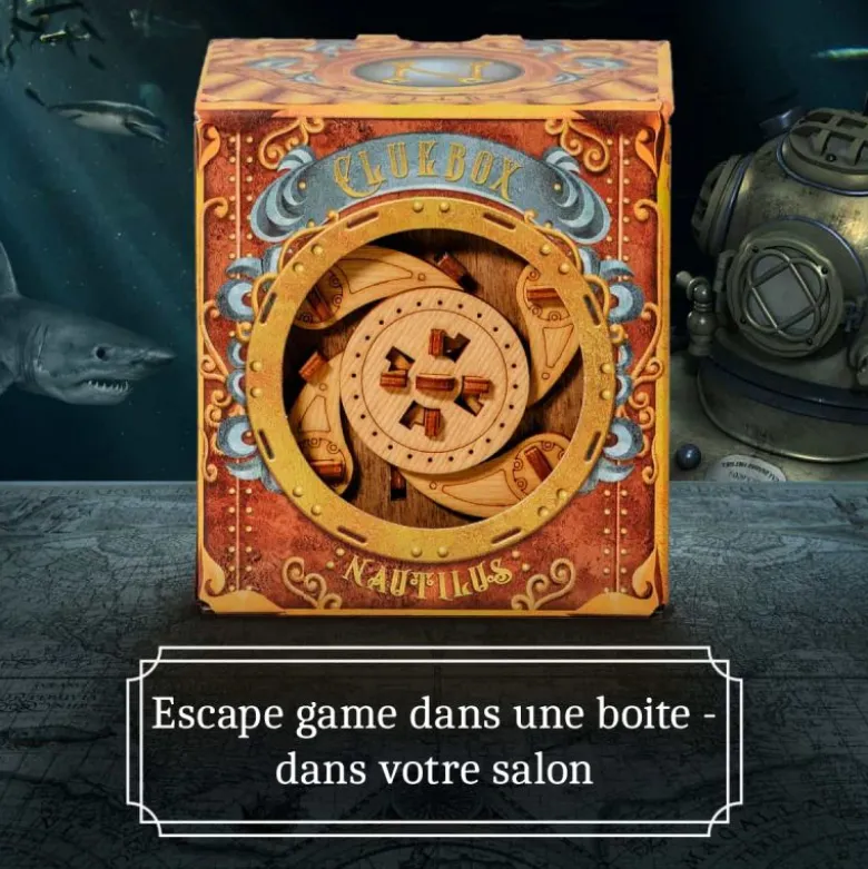 Cluebox Nautilus – Un Escape Game de poche inspiré de Jules Verne