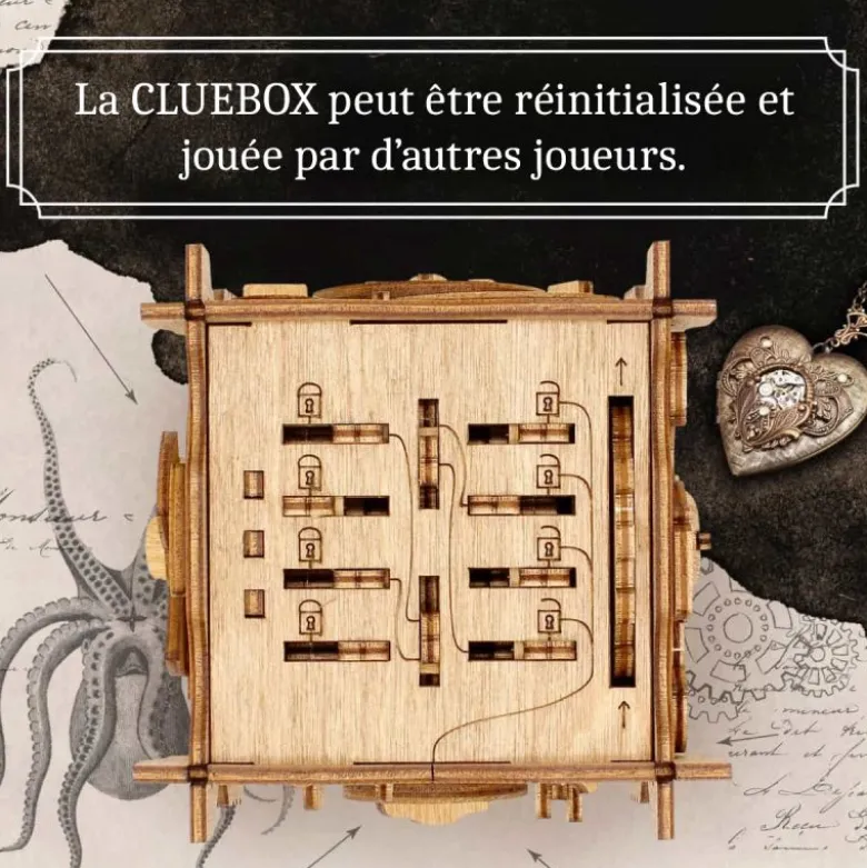 Cluebox Nautilus – Un Escape Game de poche inspiré de Jules Verne