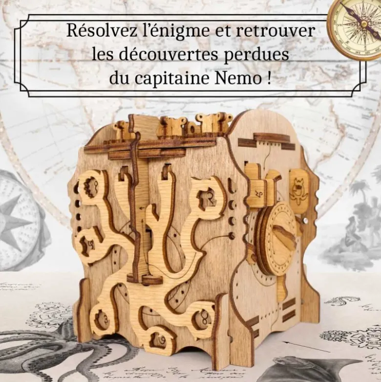 Cluebox Nautilus – Un Escape Game de poche inspiré de Jules Verne