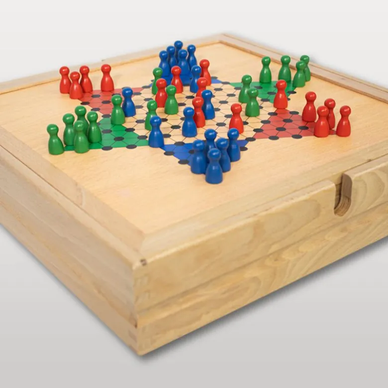 Coffret multi jeux en bois finition Luxe (20 jeux)