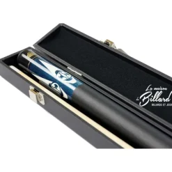Coffret queue billard américain Bleu