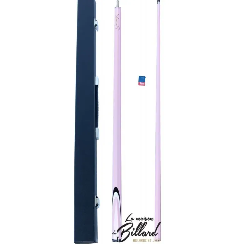 Coffret Queue billard pour Fille, Rose style Carbone