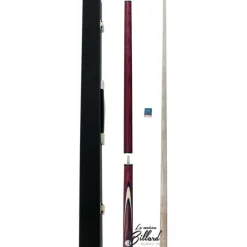 Coffret queue de billard bordeaux
