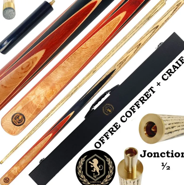 Coffret Queue de billard faite main : Lord-Cue Aston F850