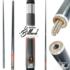 Coffret Queue en fibre Lord-Cue Grise : perfectionnez votre jeu avec cette queue 3 en 1