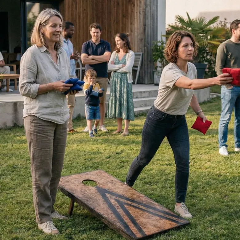 Cornhole Américain : Le nouveau jeu d’extérieur pour adulte.