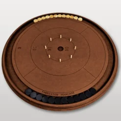 Crokinole le Jeu en bois Canadien fait en France