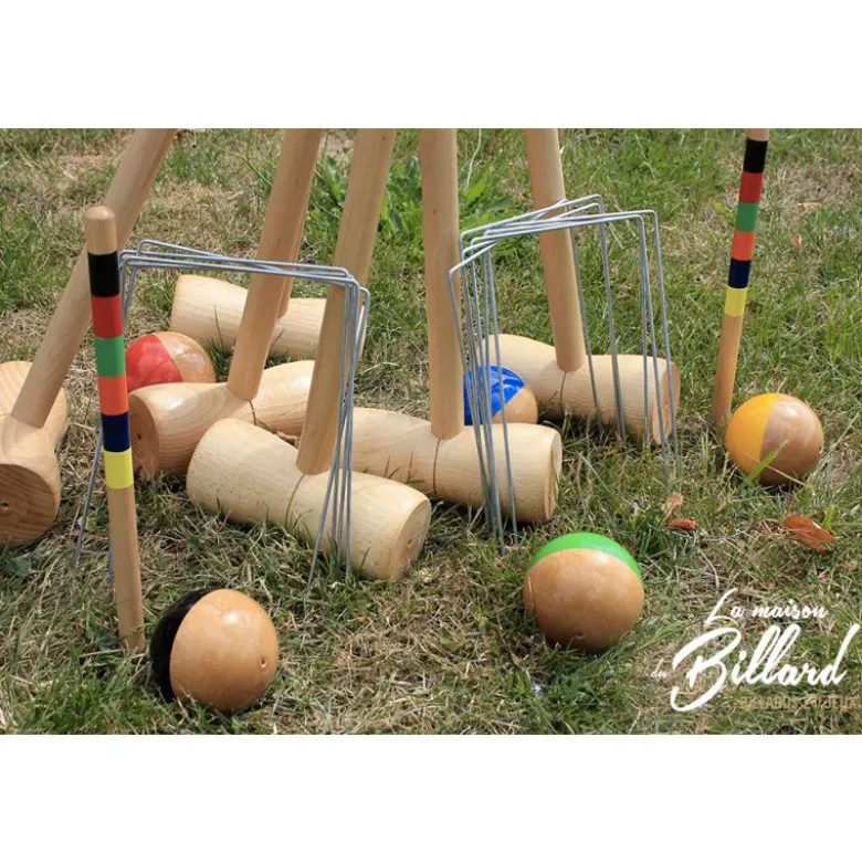 Croquet 6 joueurs adultes Fabrication française