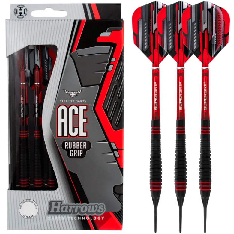 Fléchettes Harrows Ace 18 GR – Pointe Nylon – Lot de 3