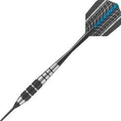 Fléchettes Harrows Black Jack 18 GK – Pointe Nylon – Lot de 3