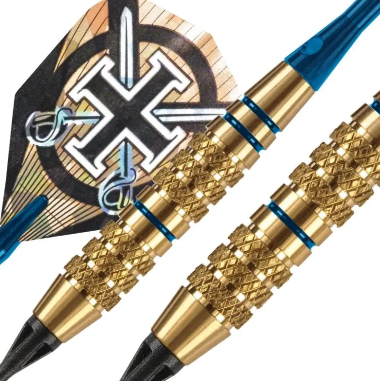 Fléchettes Harrows Corsair Bleu 16 GK – Pointe Nylon – Lot de 3