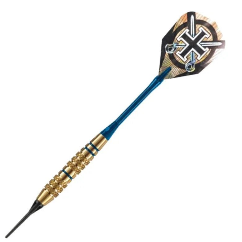 Fléchettes Harrows Corsair Bleu 16 GK – Pointe Nylon – Lot de 3