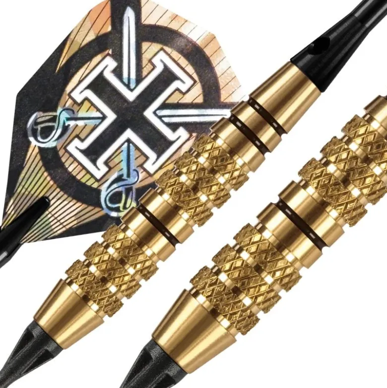 Fléchettes Harrows Corsair Noir 16 GK – Pointe Nylon – Lot de 3