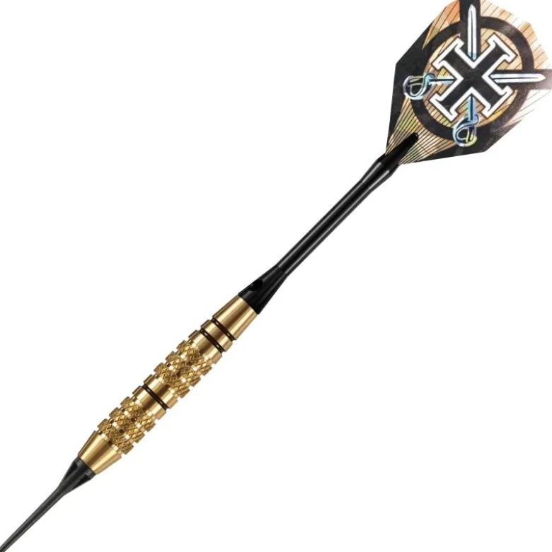 Fléchettes Harrows Corsair Noir 16 GK – Pointe Nylon – Lot de 3