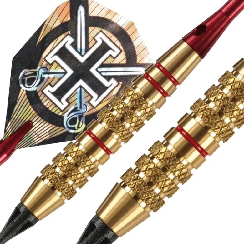 Fléchettes Harrows Corsair Rouge 18 GK – Pointe Nylon – Lot de 3