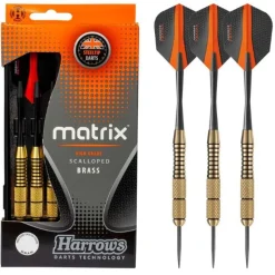 Fléchettes Harrows Matrix GK 22 g – Pointe Acier – Lot de 3