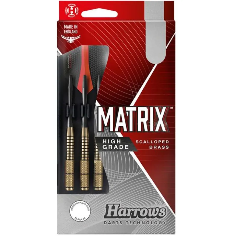 Fléchettes Harrows Matrix 16 GK – Pointe Nylon – Lot de 3