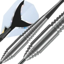Fléchettes Harrows Silver Shark 22 g – Pointe Acier – Lot de 3