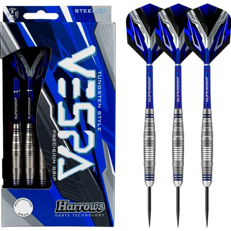 Fléchettes Harrows Vespa 23 g – Pointe Acier – Lot de 3