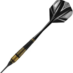 Fléchettes Harrows Vivid Noir 18 GR – Pointe Nylon – Lot de 3