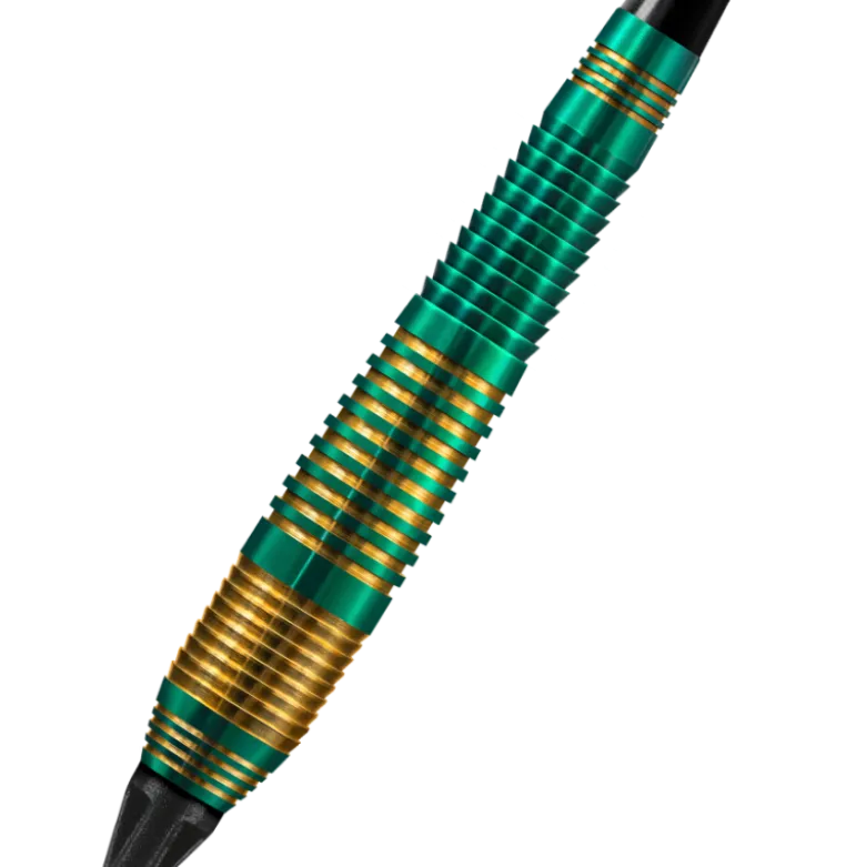 Fléchettes Harrows Vivid Vert 18 GK – Pointe Nylon – Lot de 3