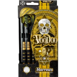 Fléchettes Harrows Voodoo GK 23 g – Pointe Acier – Lot de 3