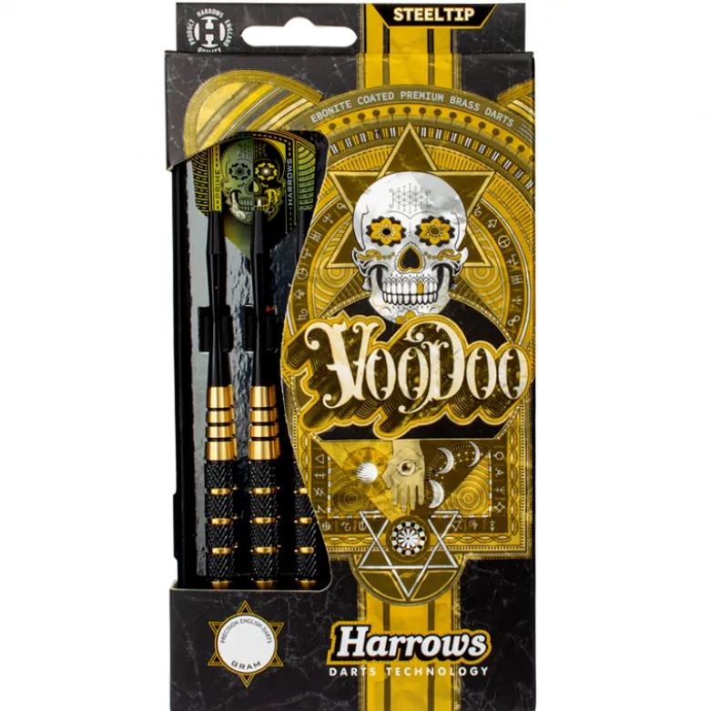 Fléchettes Harrows Voodoo GK 21 g – Pointe Acier – Lot de 3