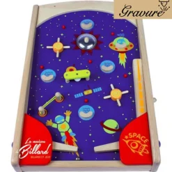 Flipper Espace - FLIPPER EN BOIS