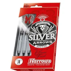 Harrows Fléchettes Silver Arrows 18 Pointe Nylon