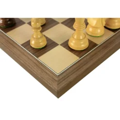 Jeu Échec Zagreb 45 cm Buis/ Acacia en Bois Massif