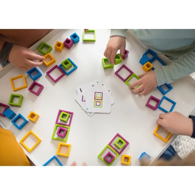 Jeu de cadres - Stimulez l'observation et la rapidité de vos enfants avec ce jouet en bois éducatif