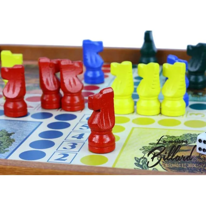 Jeu de dada et de l'oie prestige avec plumier