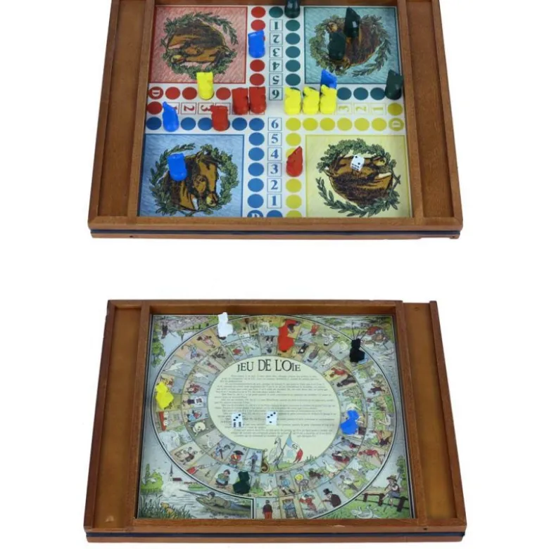 Jeu de dada et de l'oie prestige avec plumier