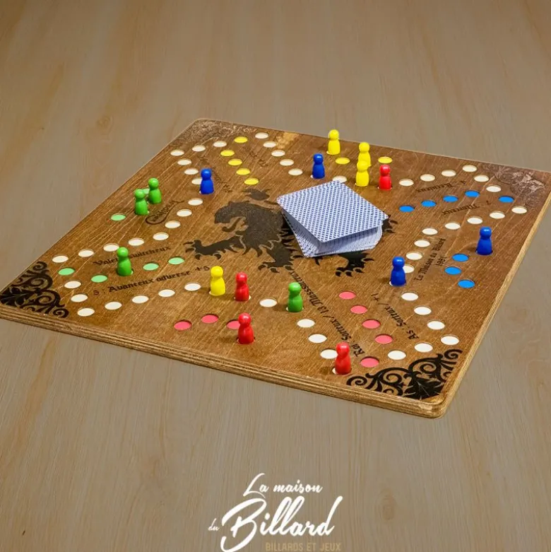 Jeu de Tock artisanal 4/6J. Les chevaux avec de la stratégie