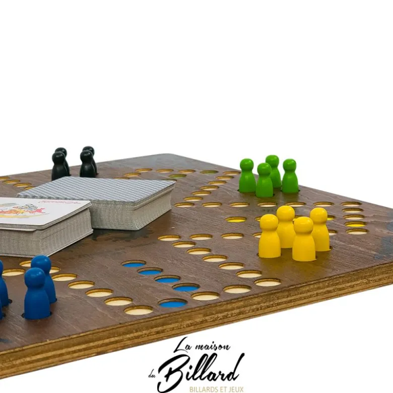 Jeu de Tock artisanal 4/6J. Les chevaux avec de la stratégie